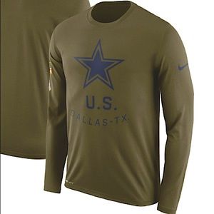 Nike Dallas Cowboys Olive Salute to Service LS❤️